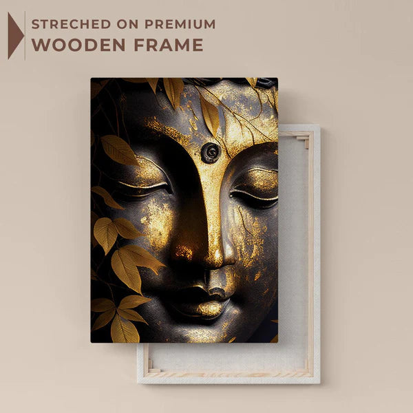 Luxury Black and Golden Mountain Canvas Painting for Living Room Bedroom Home Wall Decor