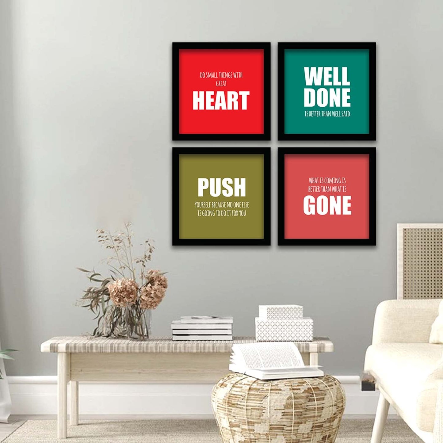 Empowering Quotes Framed