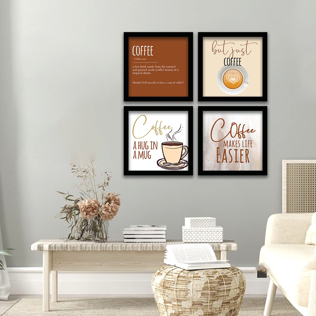 Motivational Quotes Framed Posters for Wall Decoration