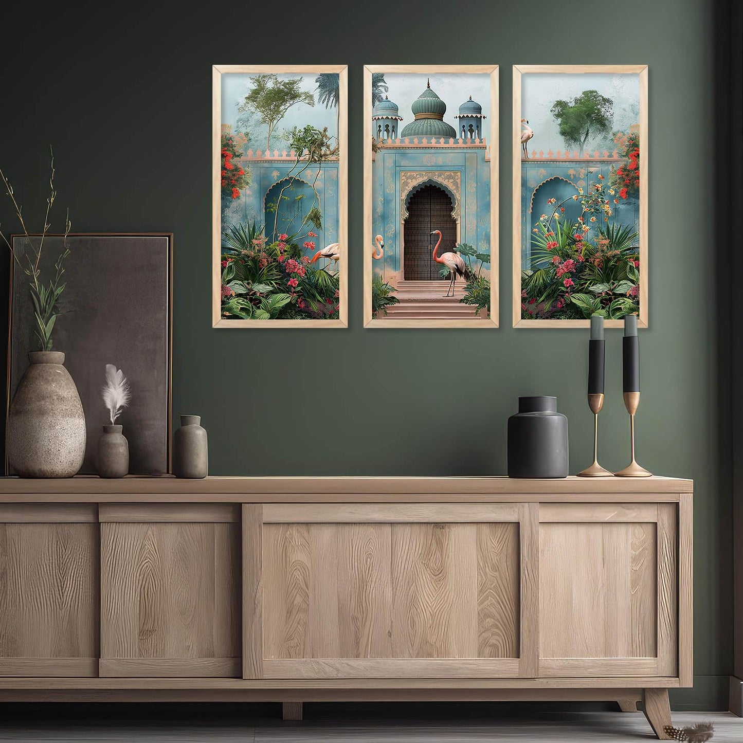 Traditional Indian Art with Frame for Home and Office Wall Decor
