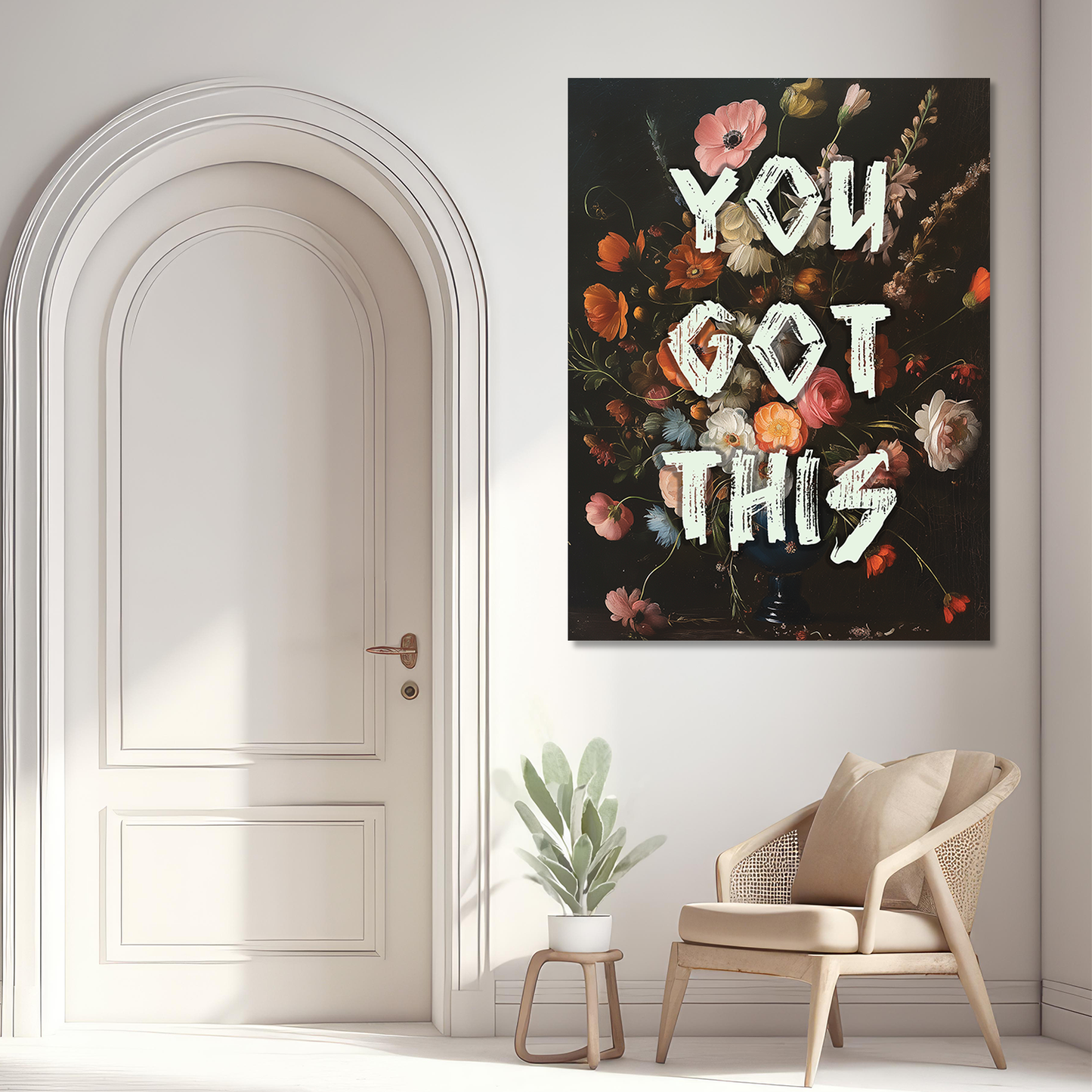 Motivational Quotes Modern Art Canvas for Wall Decor