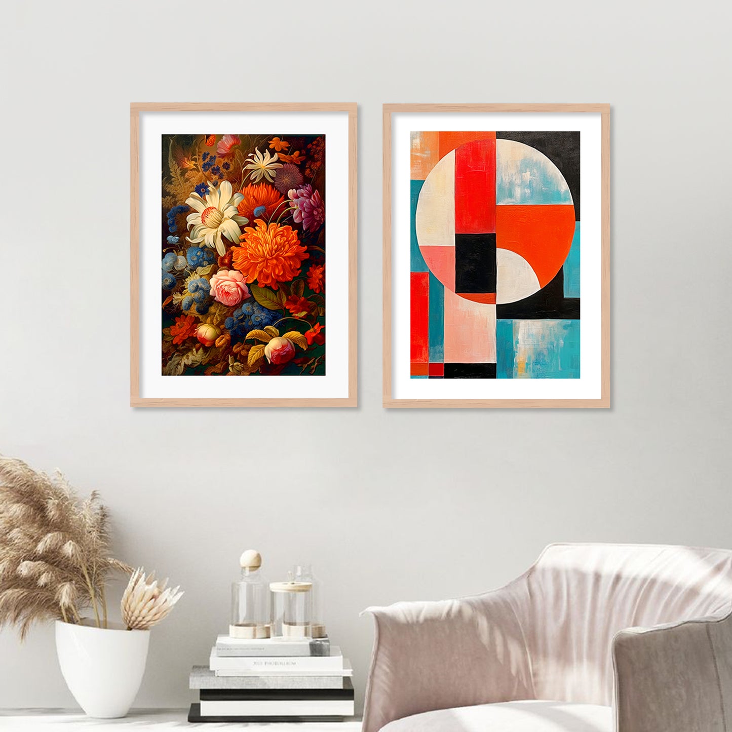 Wall Decor Paintings with Frame for Home Decoration
