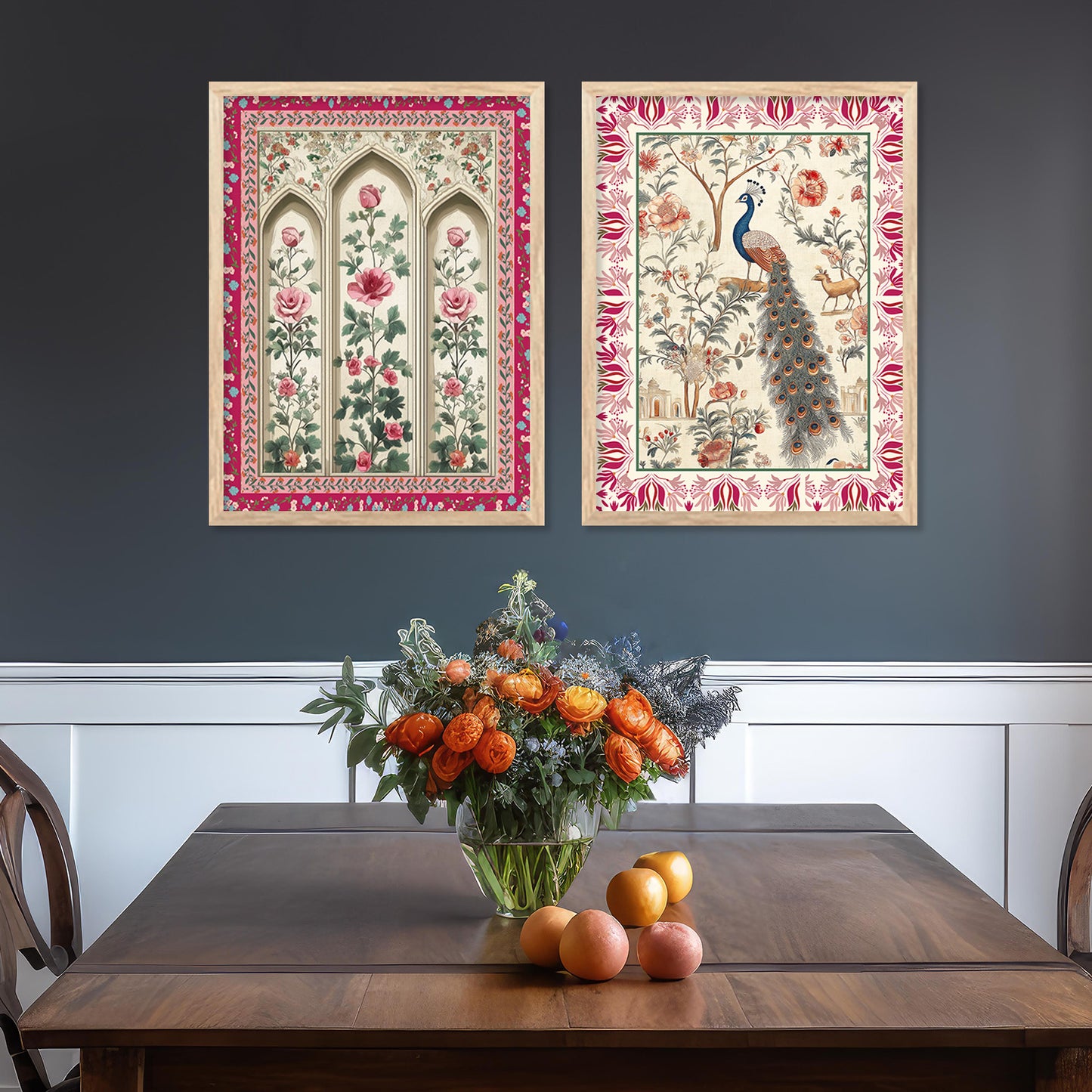 Traditional Indian Art with Frame for Home and Office Wall Decor