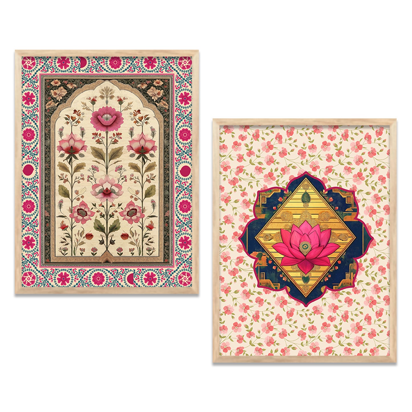 Traditional Indian Art with Frame for Home and Office Wall Decor