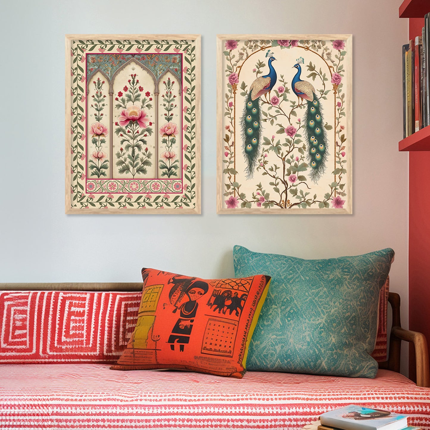 Traditional Indian Art with Frame for Home and Office Wall Decor