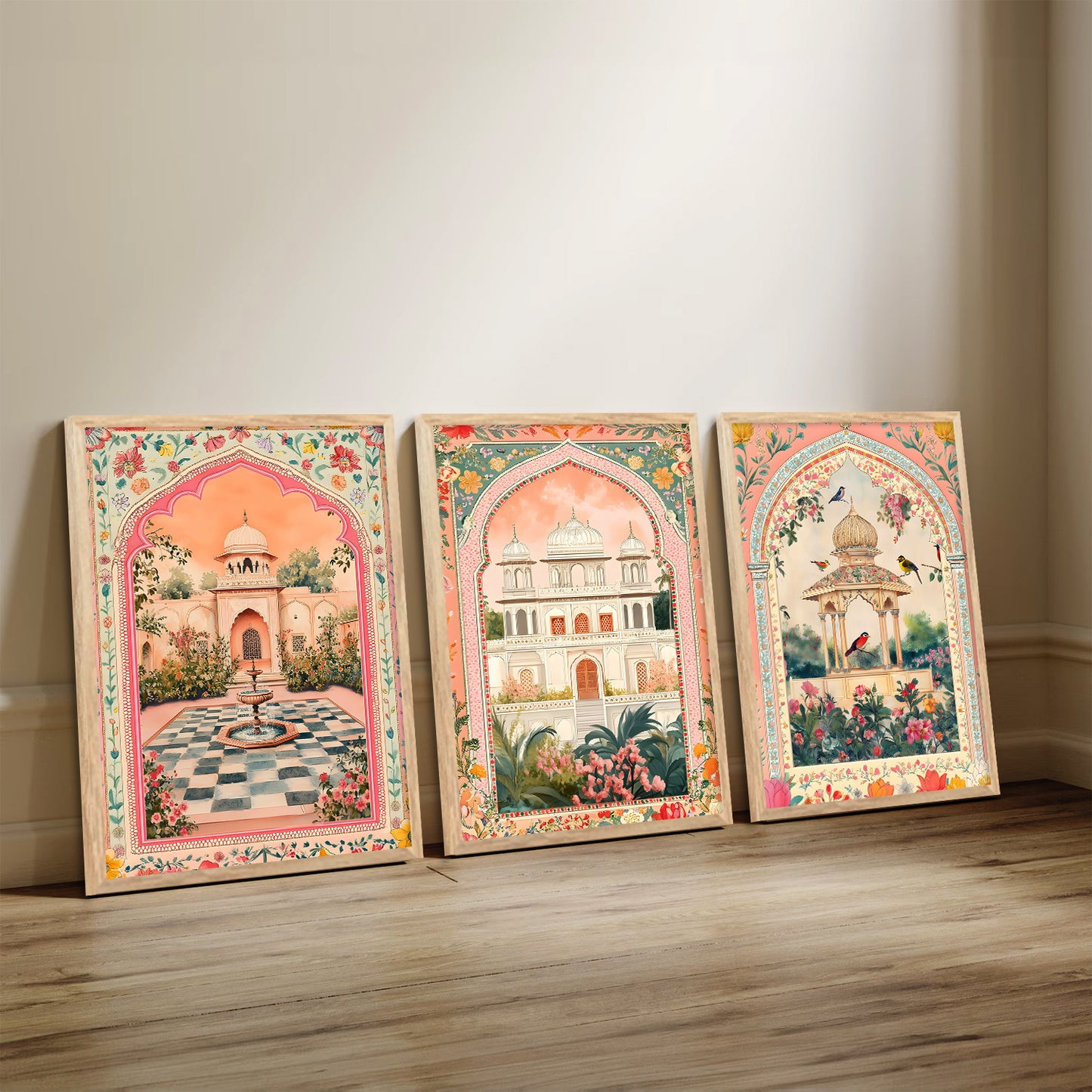 Traditional wall Art Paintings with Frame for Home Decor - Framed Wall Painting for Living Room Bedroom Office Room Decor - Painting for Wall Decoration