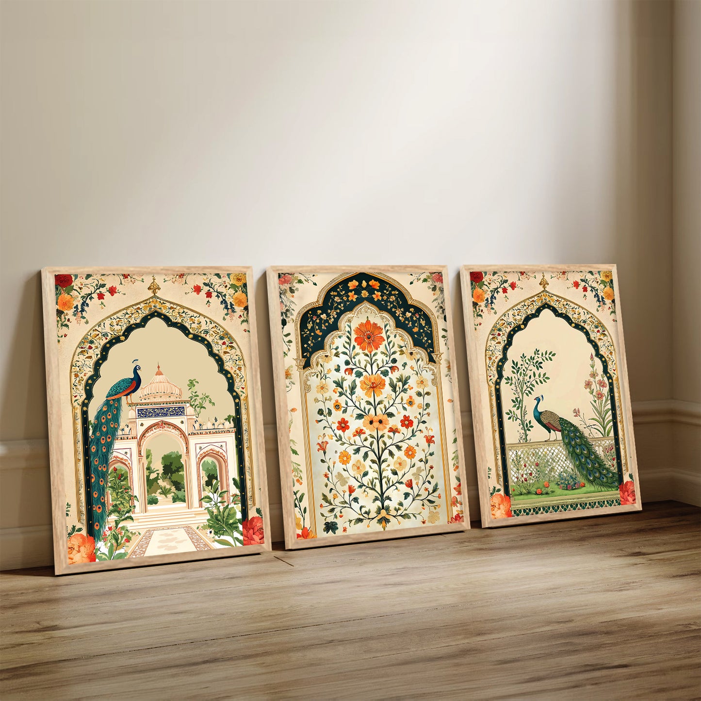 Traditional wall Art Paintings with Frame for Home Decor - Framed Wall Painting for Living Room Bedroom Office Room Decor - Painting for Wall Decoration