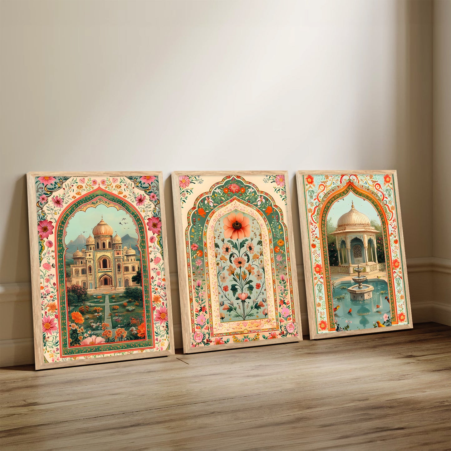 Traditional wall Art Paintings with Frame for Home Decor - Framed Wall Painting for Living Room Bedroom Office Room Decor - Painting for Wall Decoration