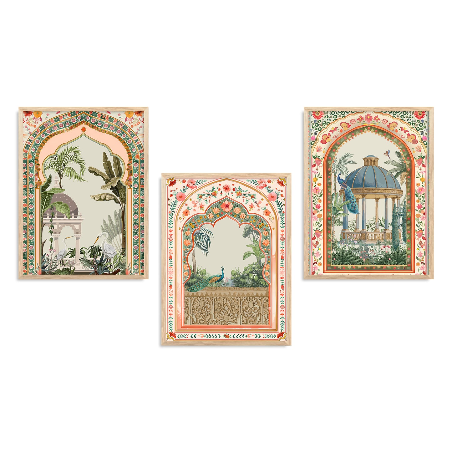 Traditional wall Art Paintings with Frame for Home Decor - Framed Wall Painting for Living Room Bedroom Office Room Decor - Painting for Wall Decoration