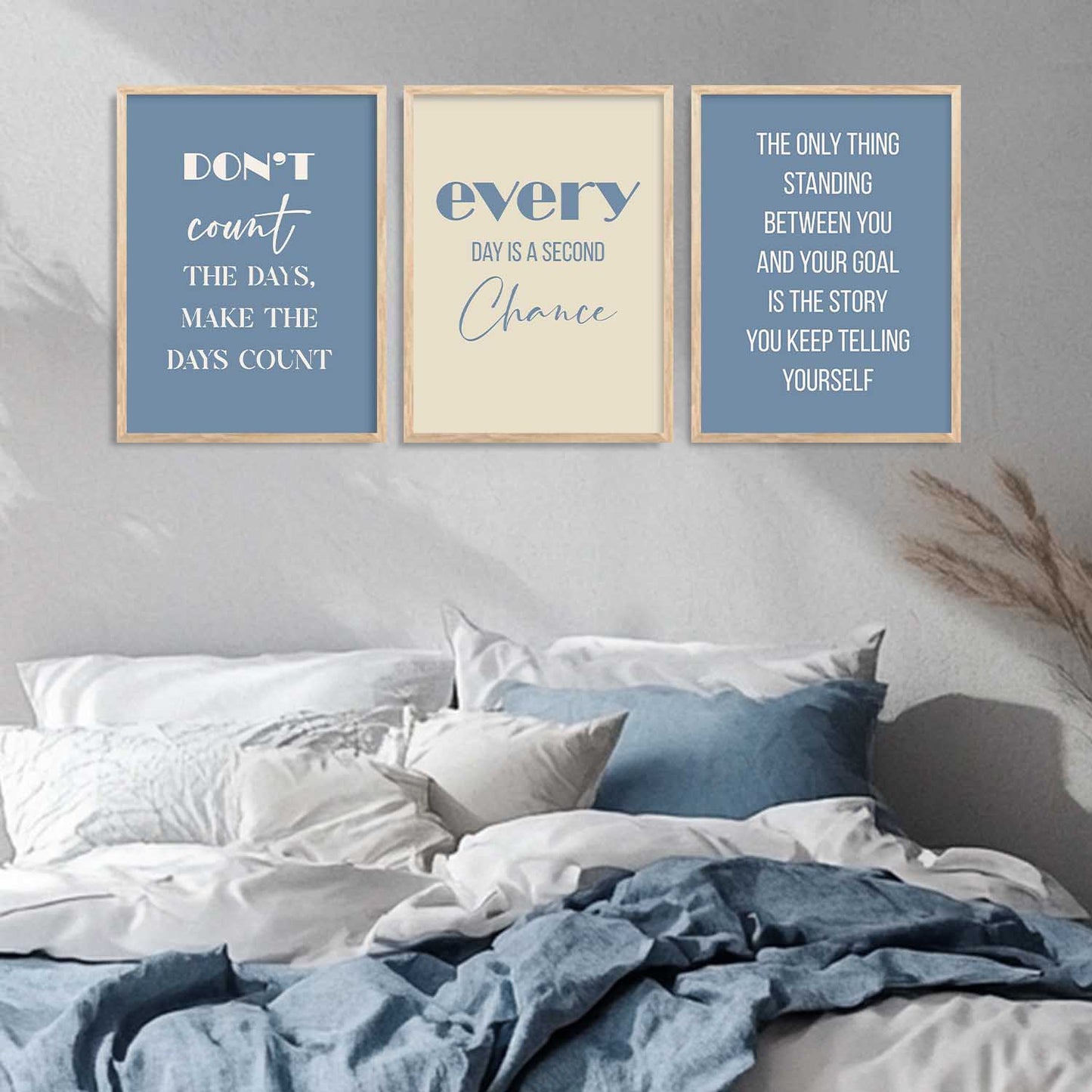 Motivational Wall Posters with Frame : Inspirational Quotes Wall Frame