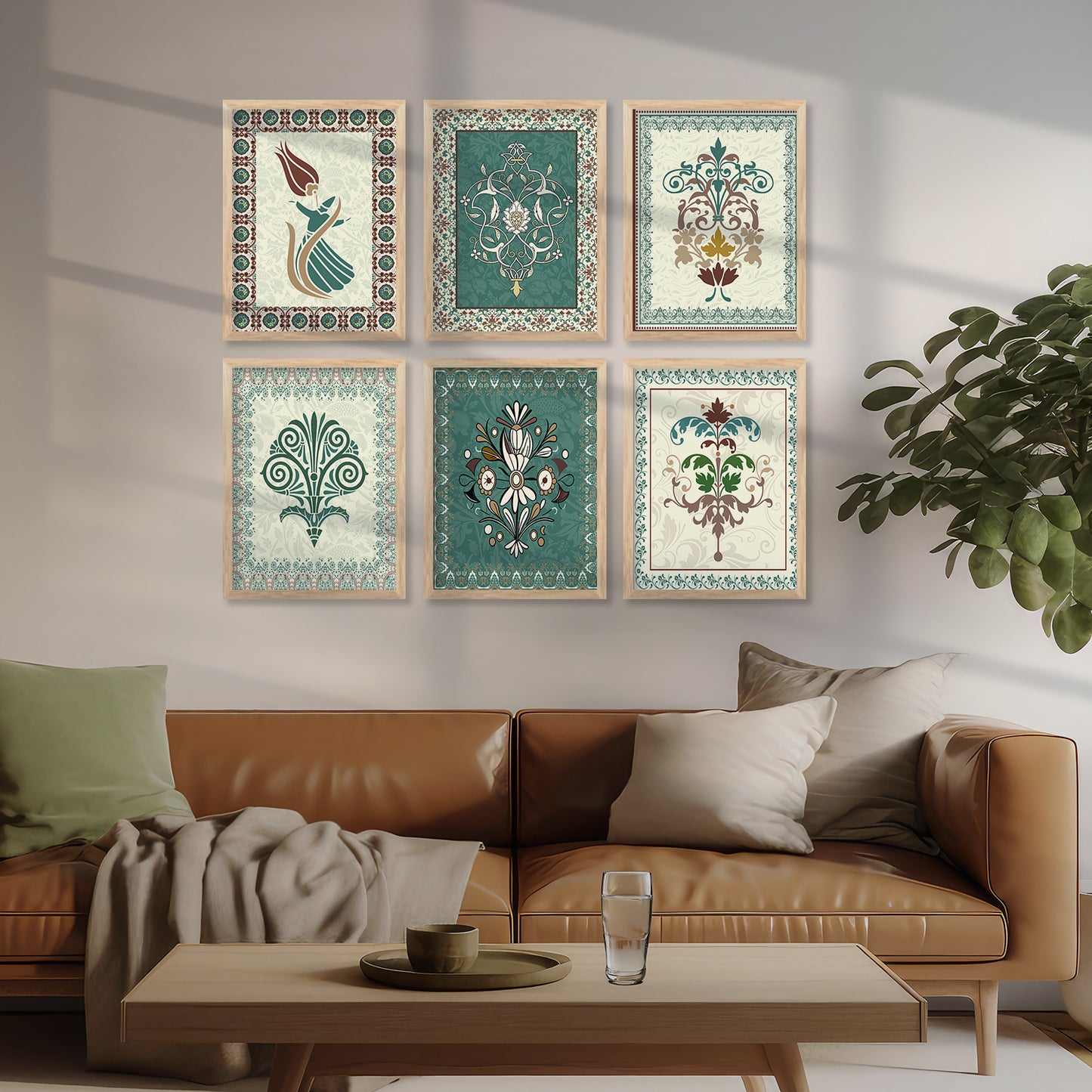Gond Wall Art Paintings with Frame for Wall Decor