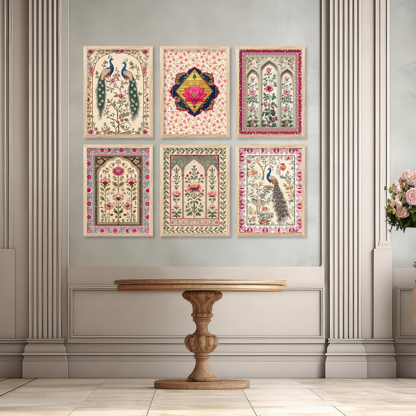 Traditional Indian Art with Frame for Home and Office Wall Decor