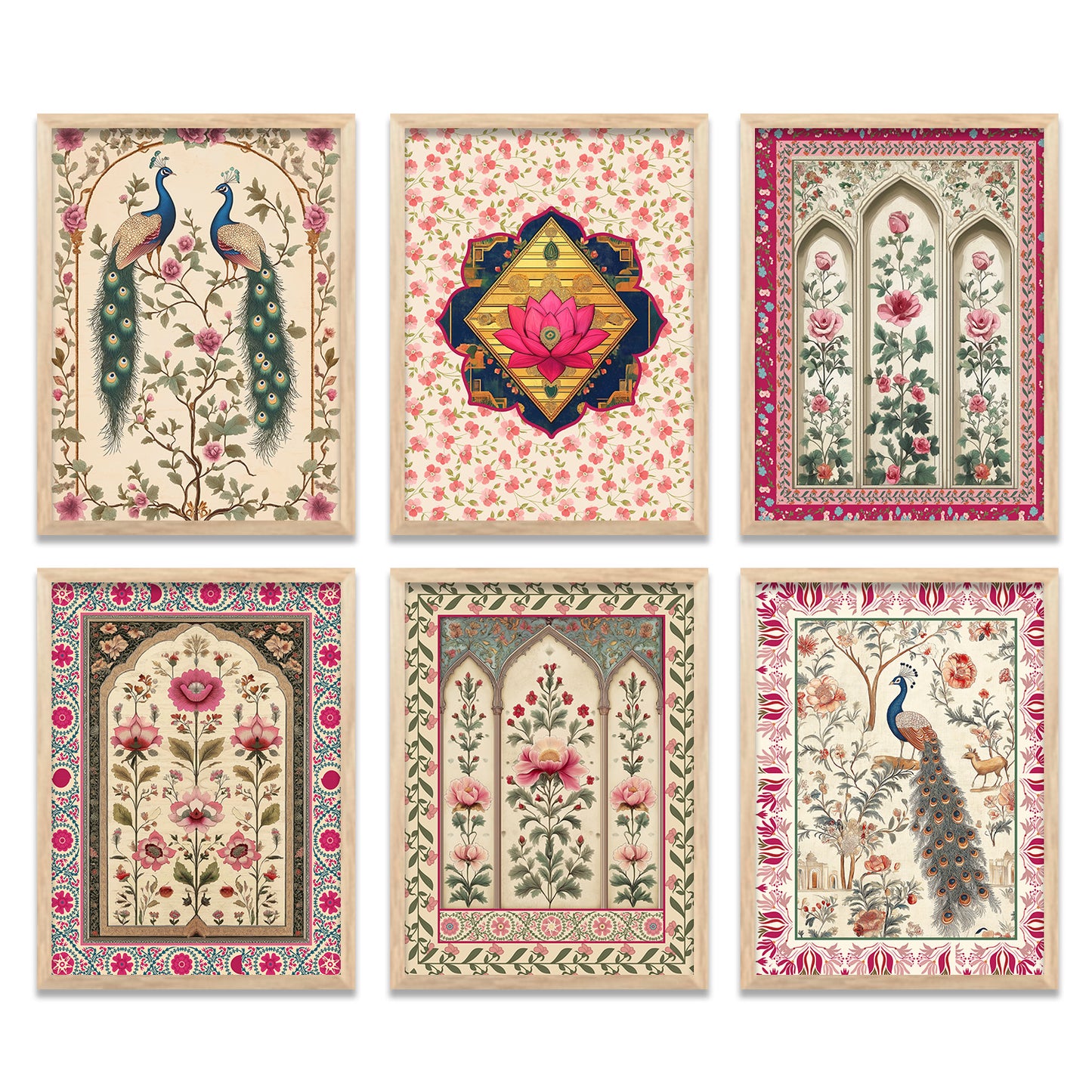 Traditional Indian Art with Frame for Home and Office Wall Decor