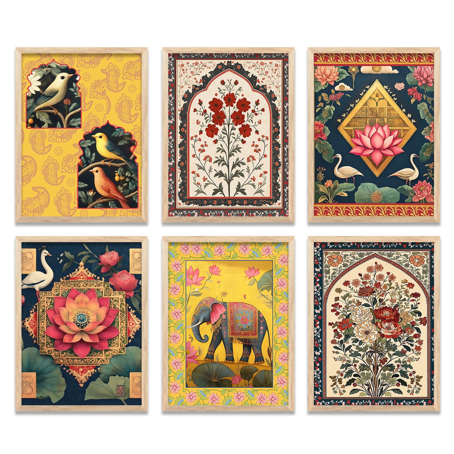 Traditional Indian Art with Frame for Home and Office Wall Decor