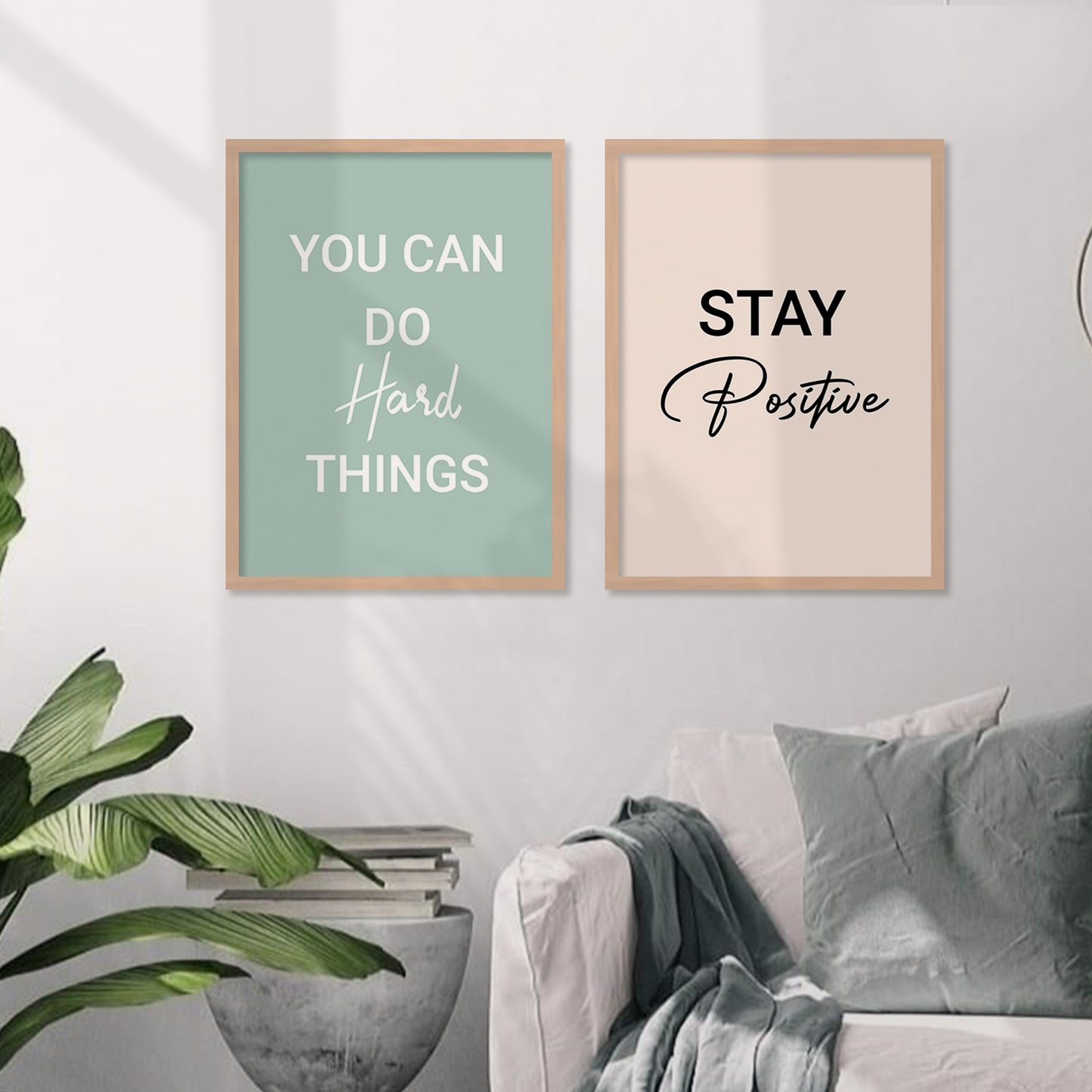Motivational Quotes Framed Posters for Home Living Room Bedroom and Office Wall Decor Set of 6