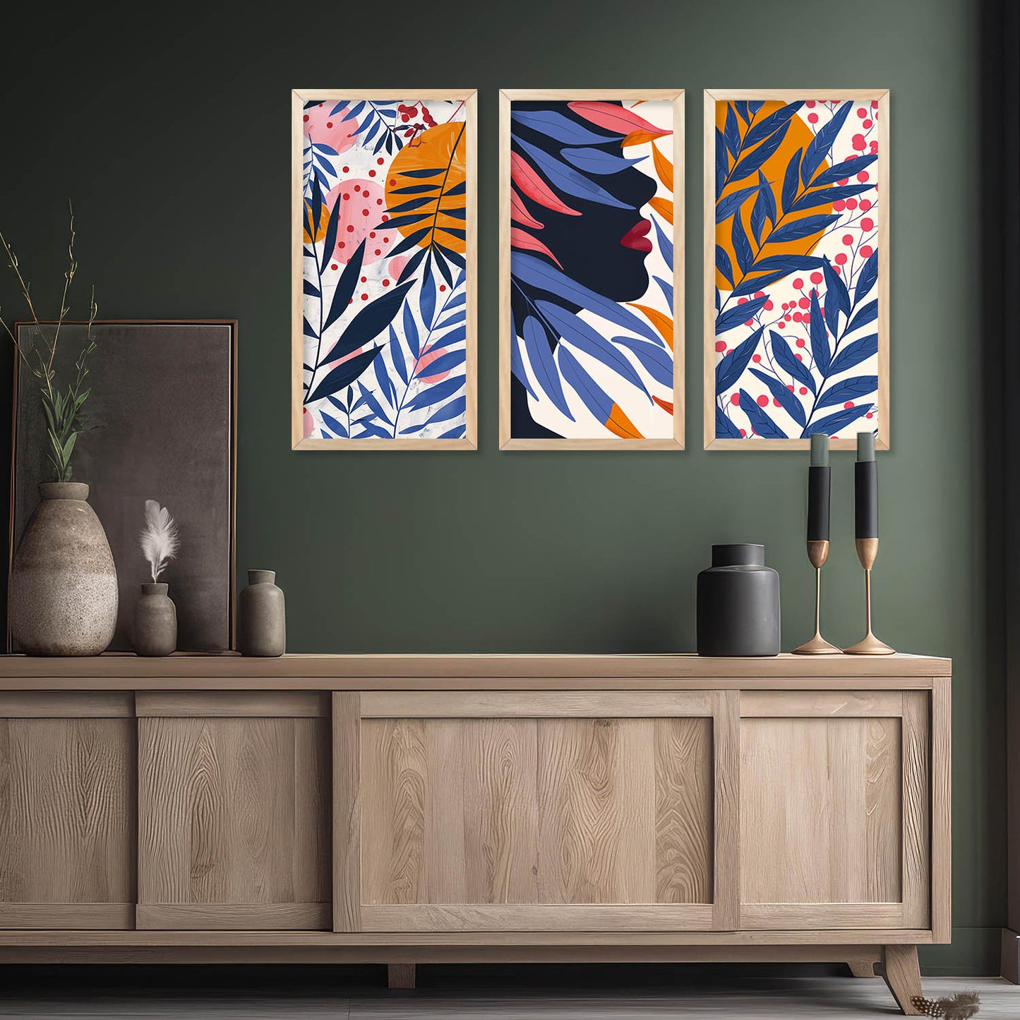 Modern Art Framed Posters for Home and Office Wall Decor