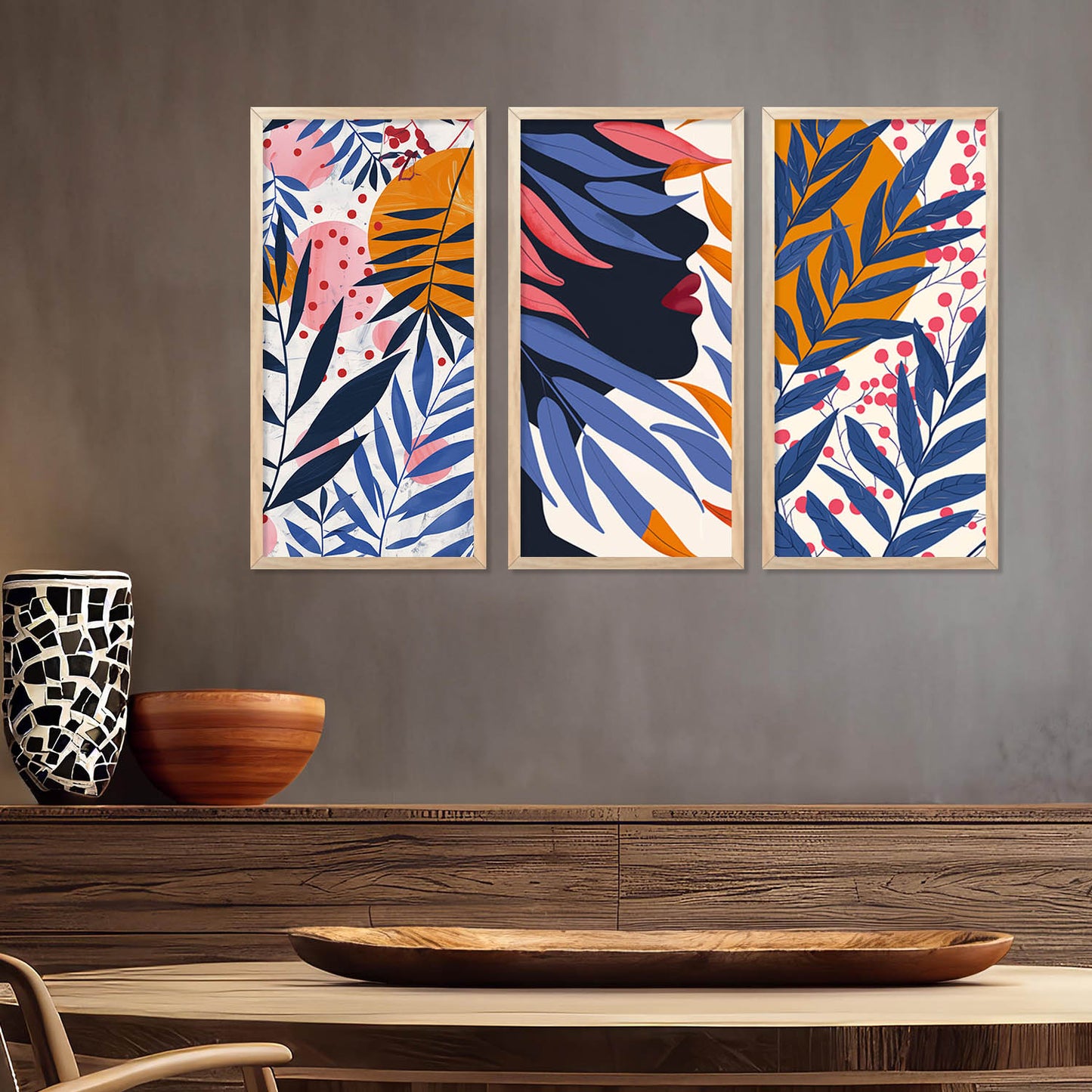 Modern Art Framed Posters for Home and Office Wall Decor