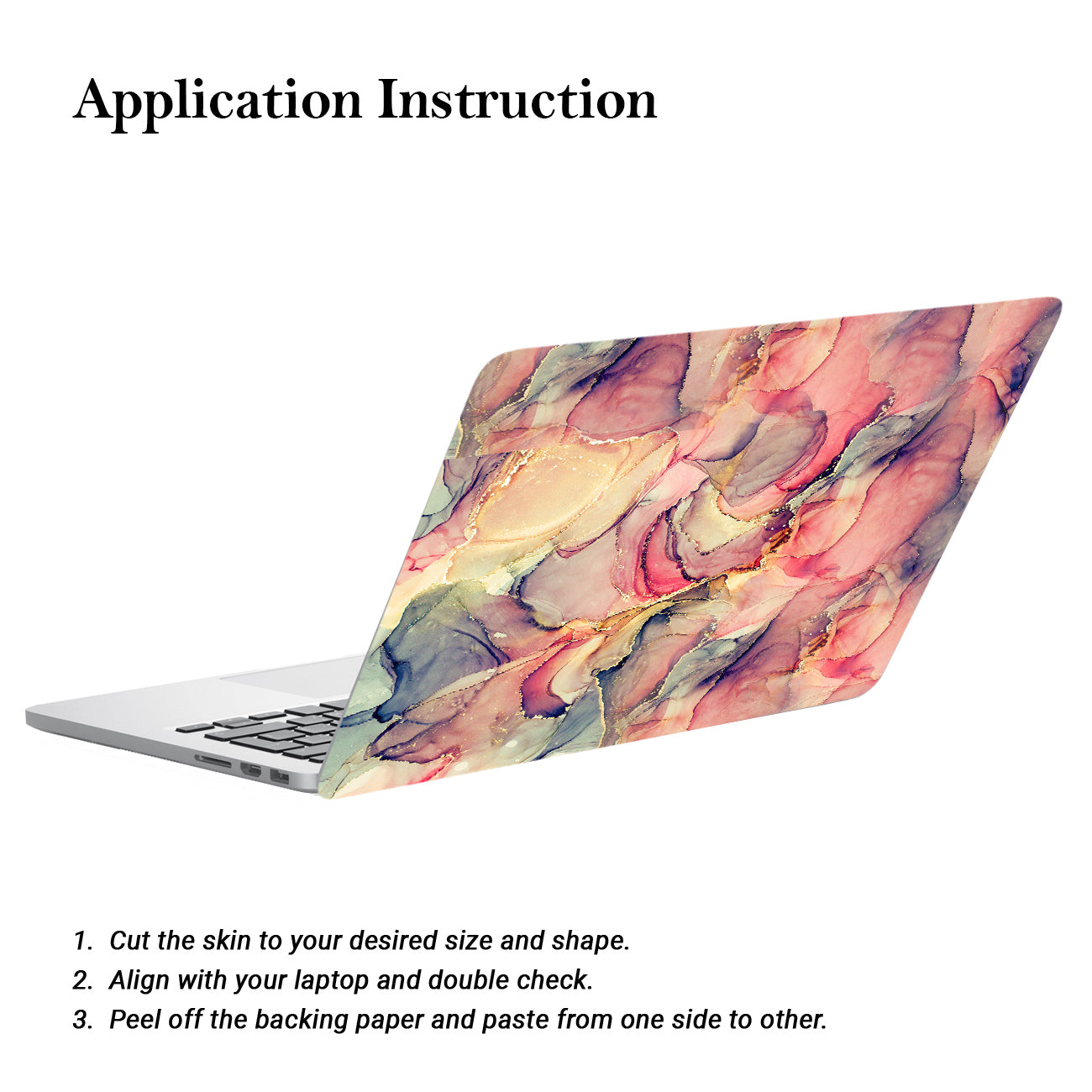 Kalit kala Decor Self Adhesive Vinyl Laptop Decals / Skins for All Laptops Upto 15.6 inch - Nature Inspired Graphic Printed Laptop Skin / Sticker for HP Apple Acer Asus Dell LG Lenovo and All Laptops