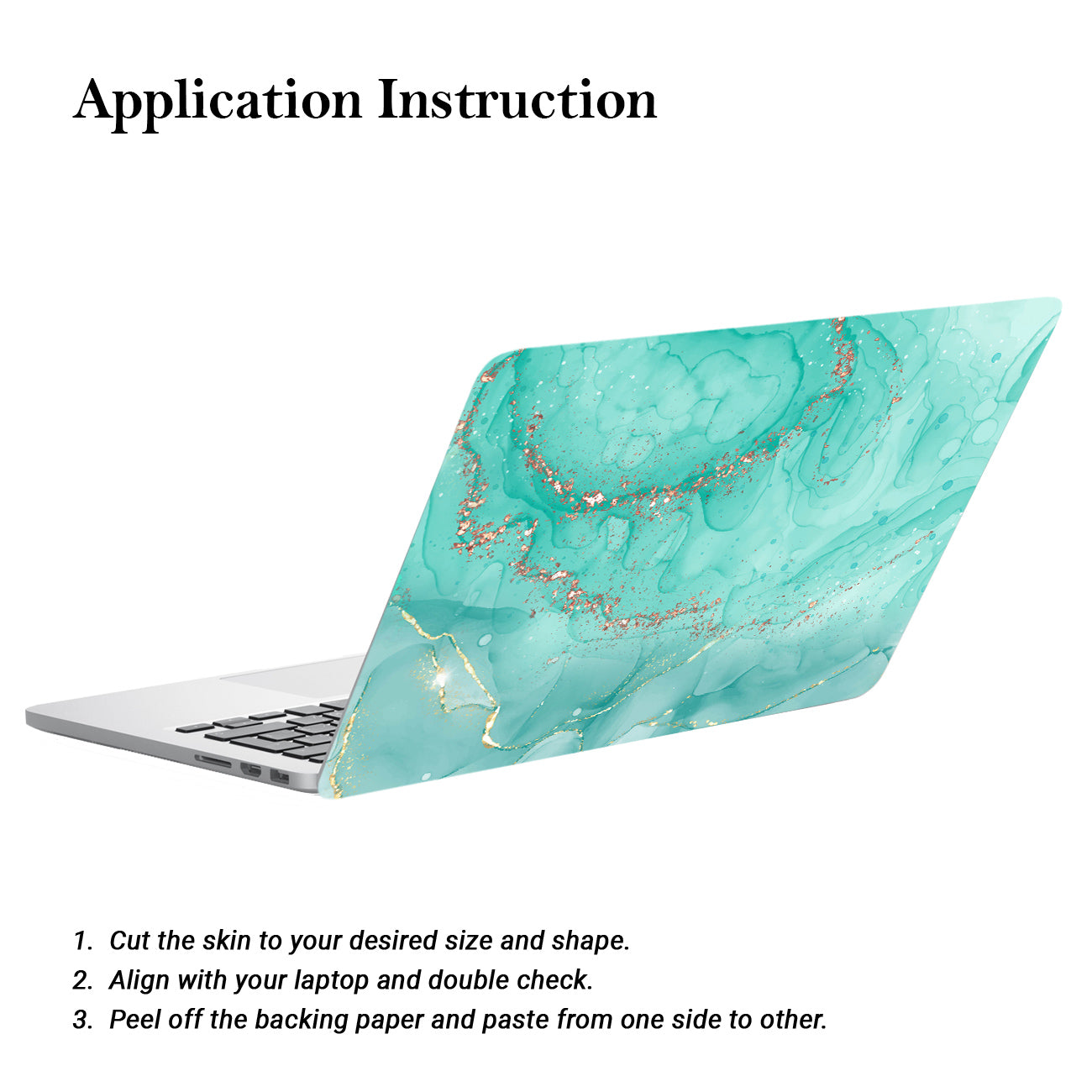 Kalit kala Decor Self Adhesive Vinyl Laptop Decals / Skins for All Laptops Upto 15.6 inch - Nature Inspired Graphic Printed Laptop Skin / Sticker for HP Apple Acer Asus Dell LG Lenovo and All Laptops