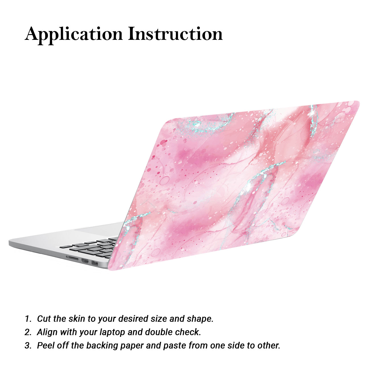 Kalit kala Decor Self Adhesive Vinyl Laptop Decals / Skins for All Laptops Upto 15.6 inch - Nature Inspired Graphic Printed Laptop Skin / Sticker for HP Apple Acer Asus Dell LG Lenovo and All Laptops