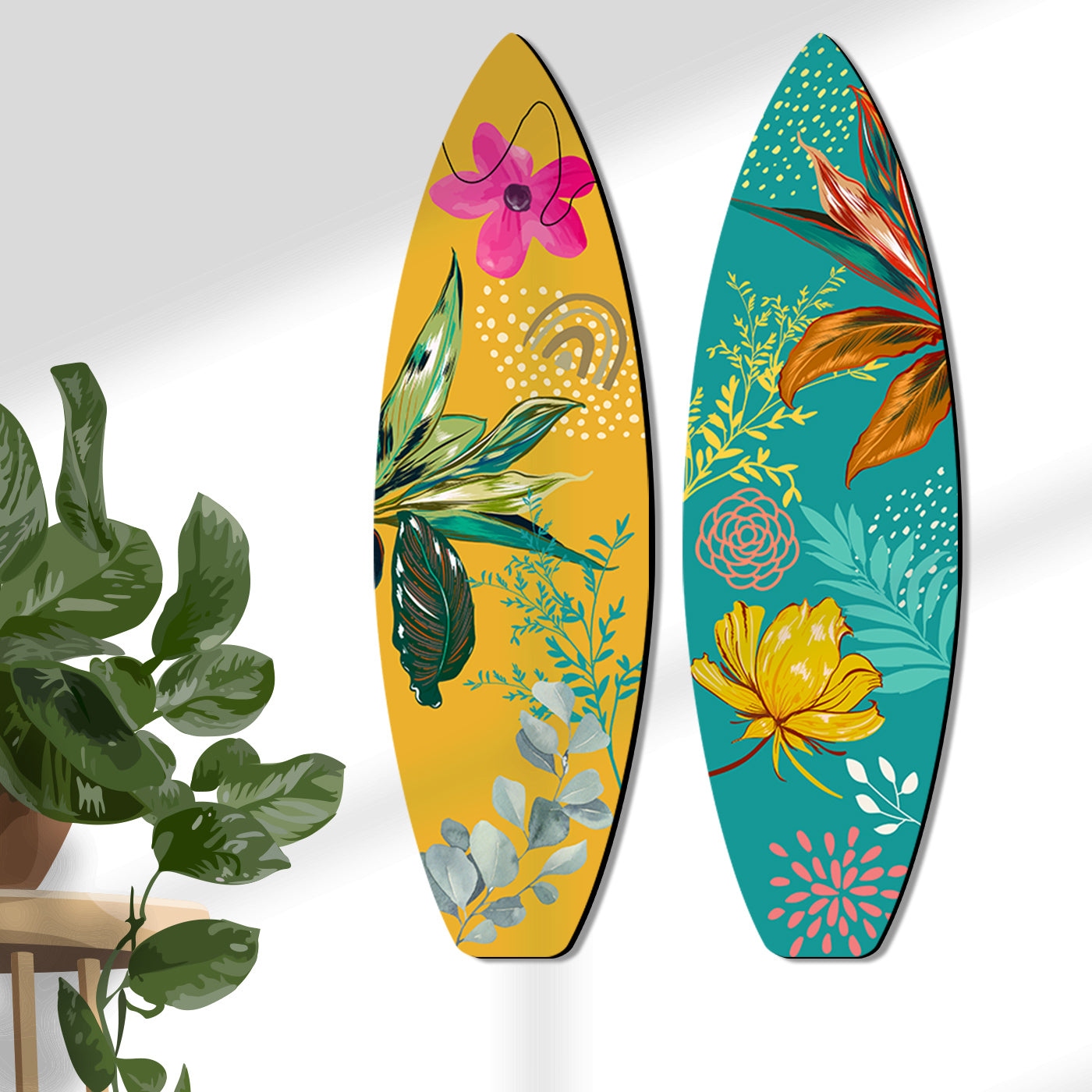 Nature Inspired Wall Hangings for Wall Decoration - MDF Wood Wall Hangings