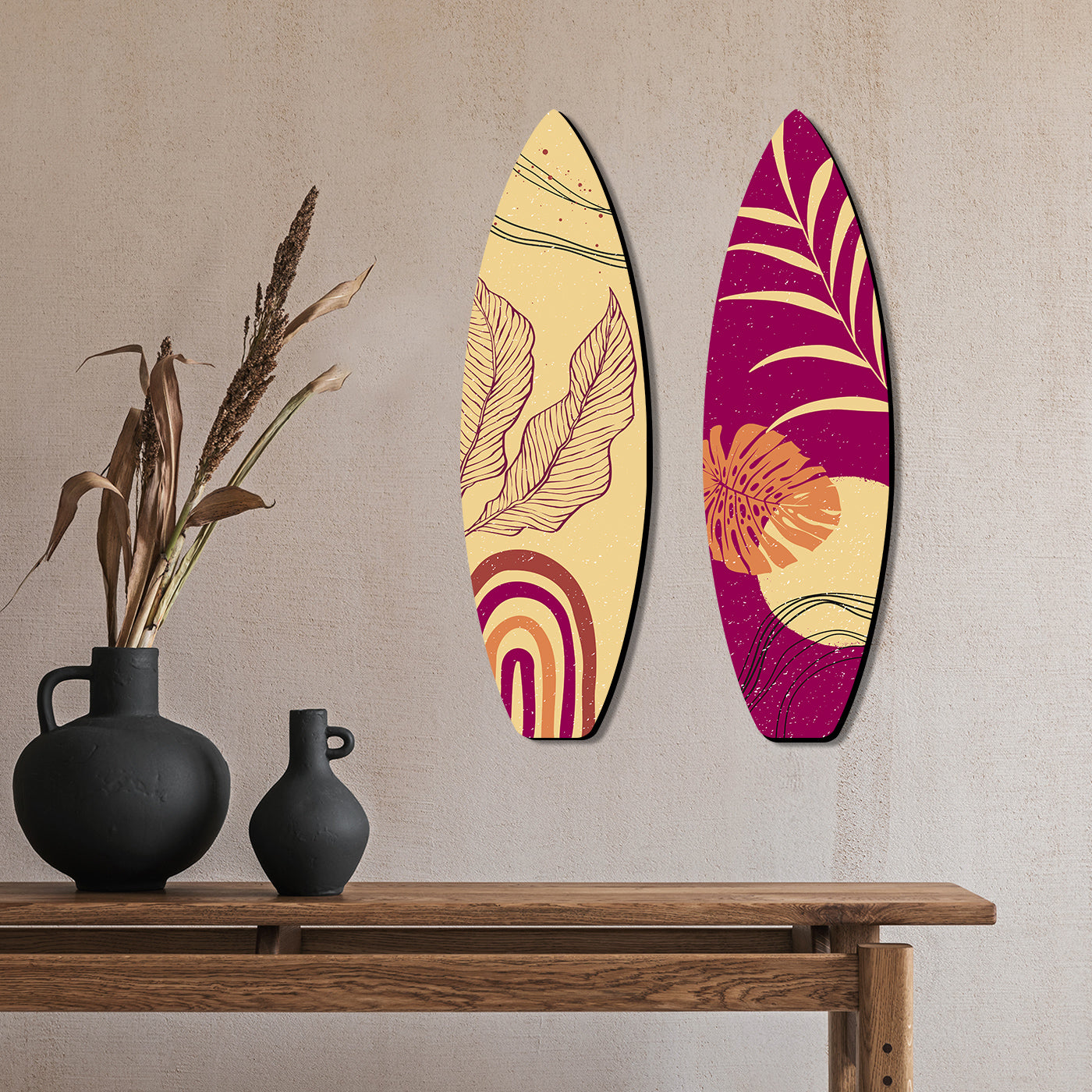 Floral Inspired Wall Hangings for Living Room Bedroom and Home Wall Decor
