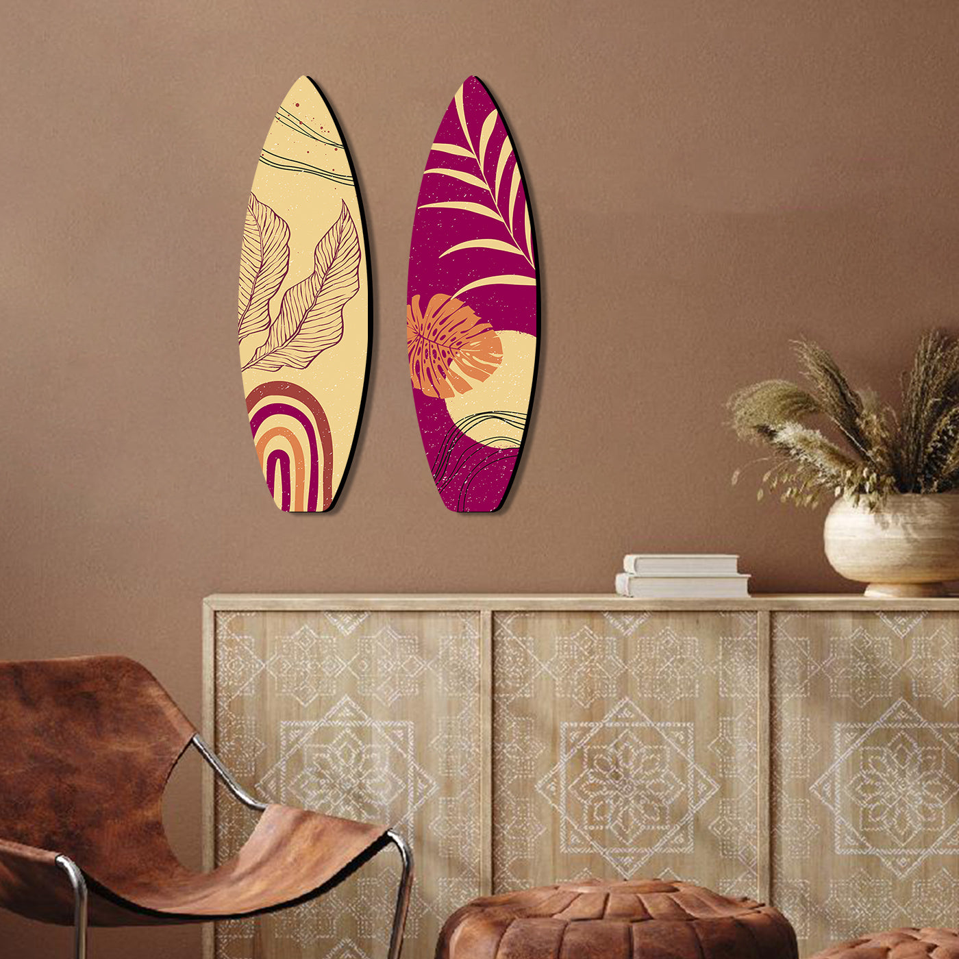 Floral Inspired Wall Hangings for Living Room Bedroom and Home Wall Decor