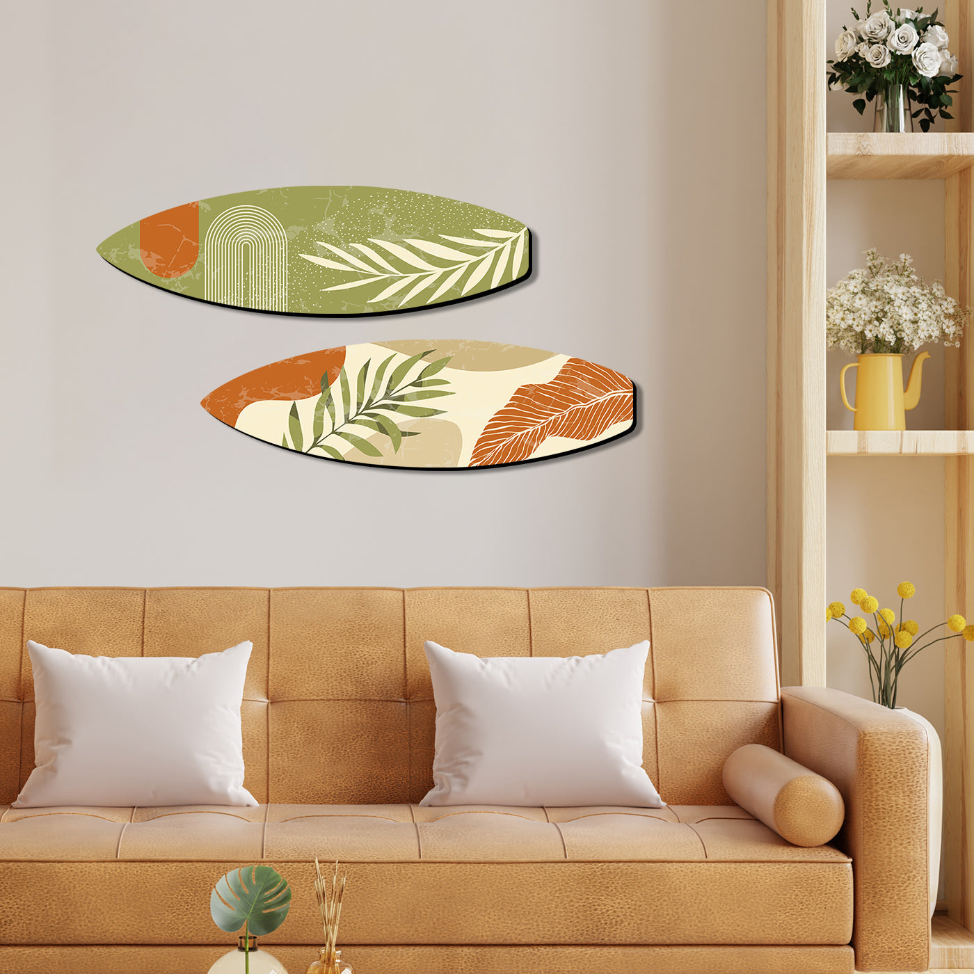 Floral Decor Wall Hangings for Living Room Bedroom and Home Wall Decor Inspired Wall Hangings for Wall Decoration - MDF Wood Wall Hangings