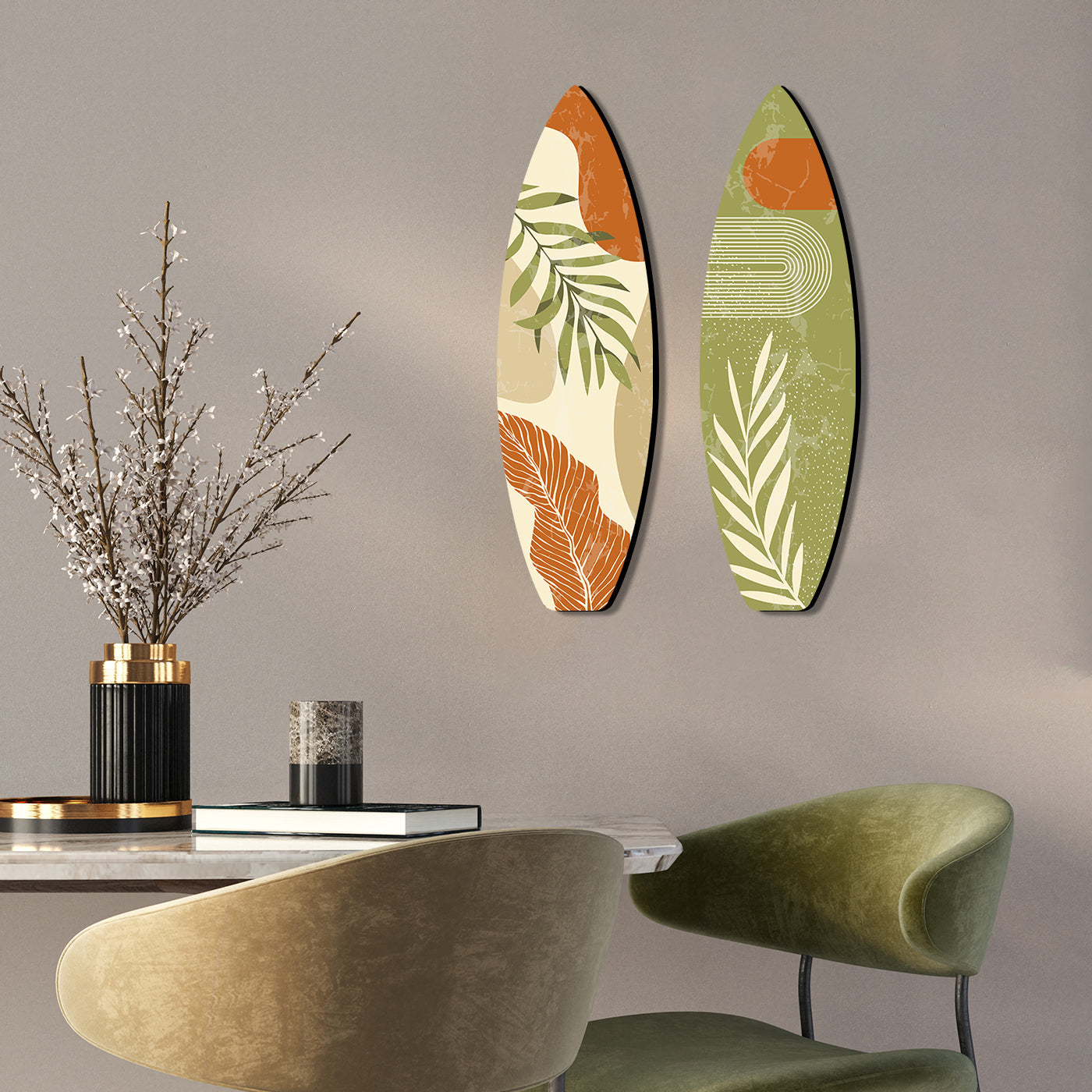 Floral Decor Wall Hangings for Living Room Bedroom and Home Wall Decor Inspired Wall Hangings for Wall Decoration - MDF Wood Wall Hangings