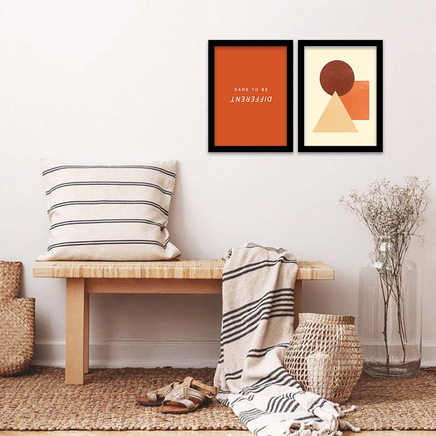 Modern Art Framed Wall Painting Poster for Living room Bedroom Office Gifts Home Decoration