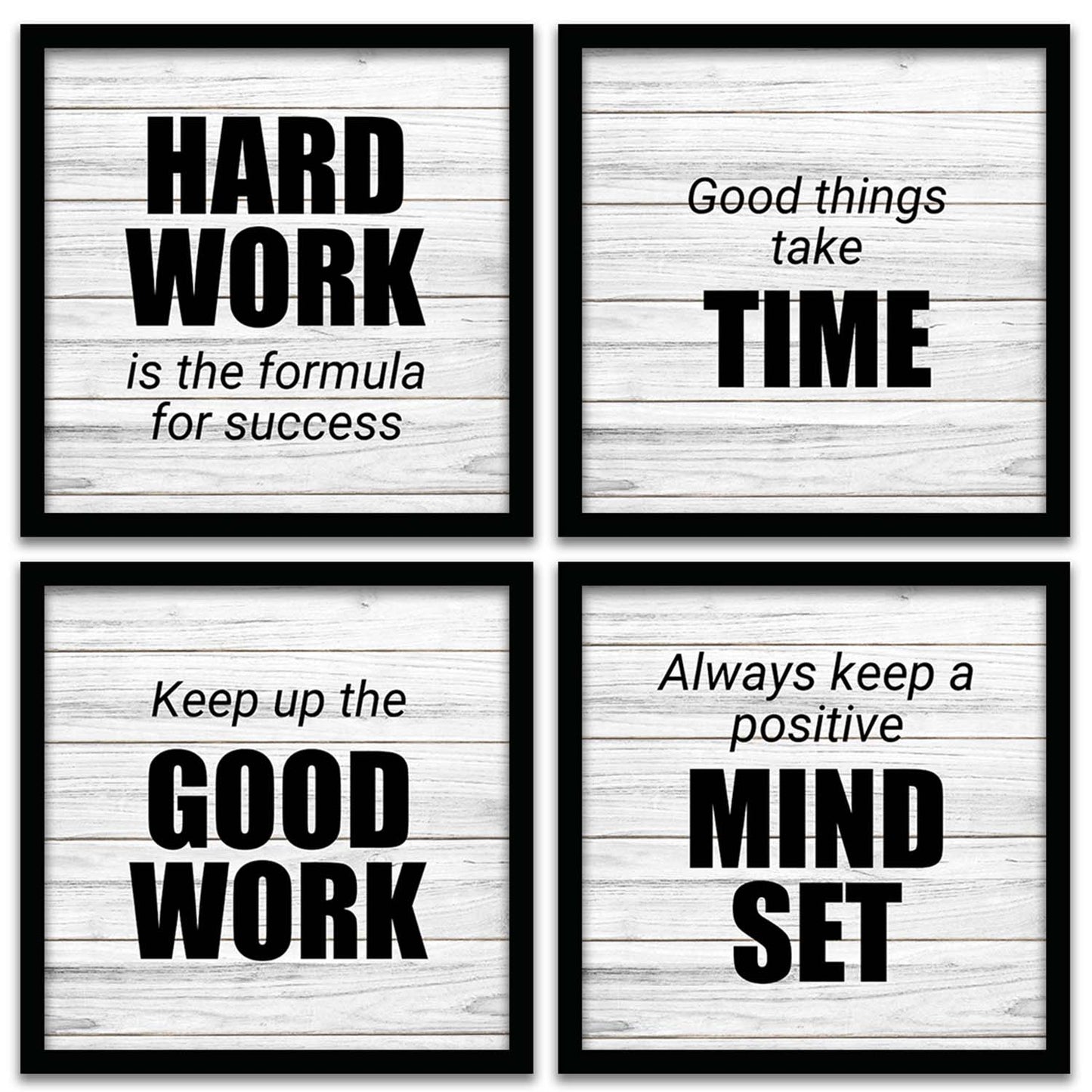 Inspirational Quotes Wall Posters with Frame