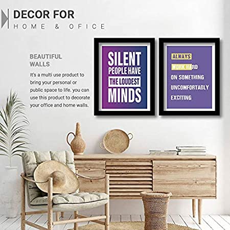 Motivational Framed Quotes for Home & Office