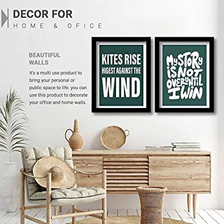 Motivational Framed Quotes for Home & Office
