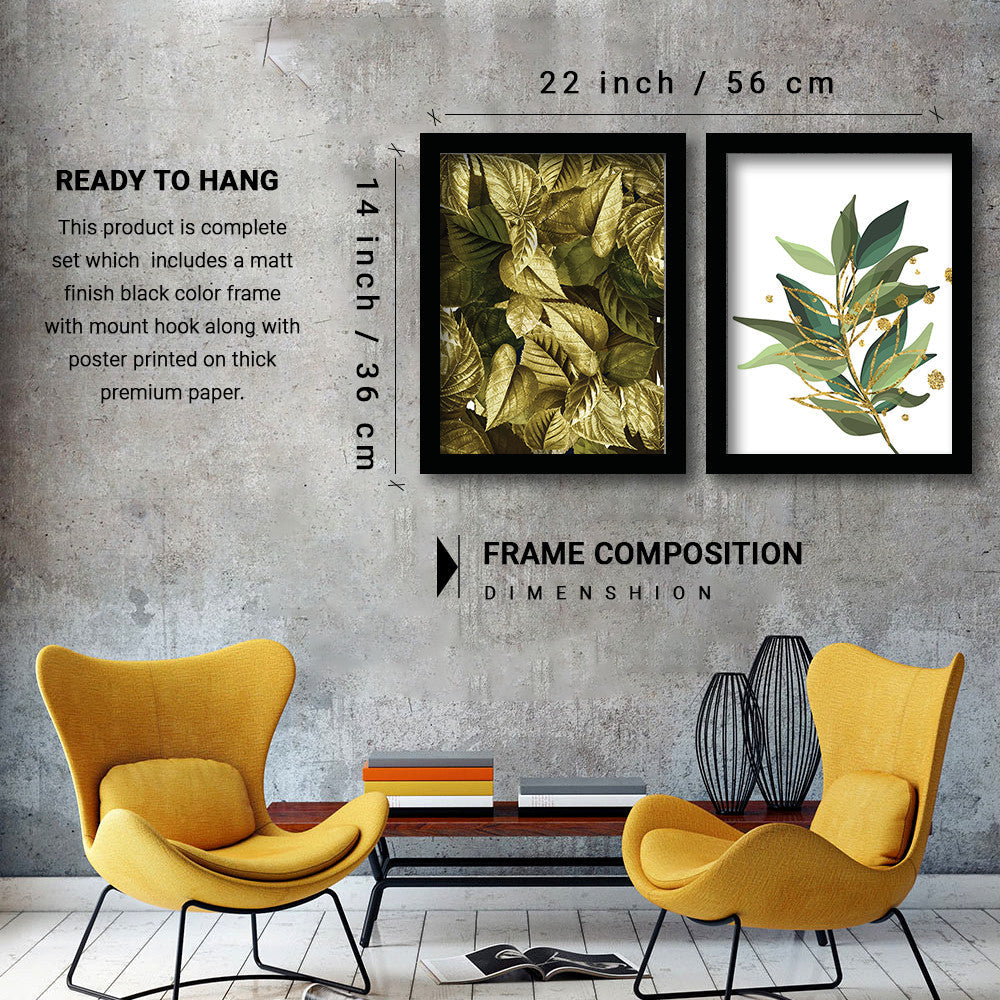 Modern Art Framed Wall Painting Poster for Living room Bedroom Office Gifts Home Decoration