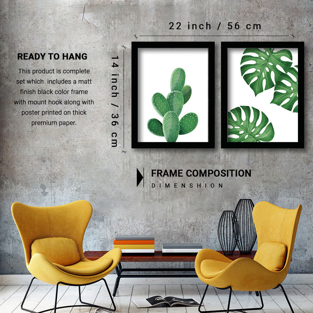 Modern Art Framed Wall Painting Poster for Living room Bedroom Office Gifts Home Decoration