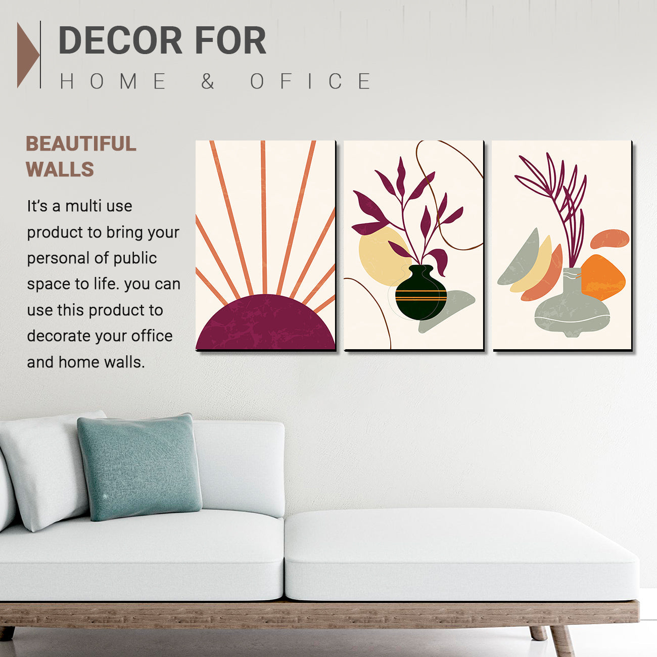 Wall Panel Paintings For Home Decoration Living Room Bedroom Office Decorative Artwork