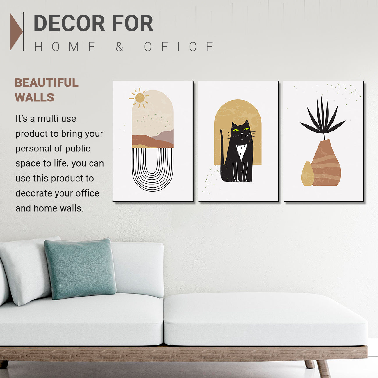 Wall Panel Paintings For Home Decoration Living Room Bedroom Office Decorative Artwork