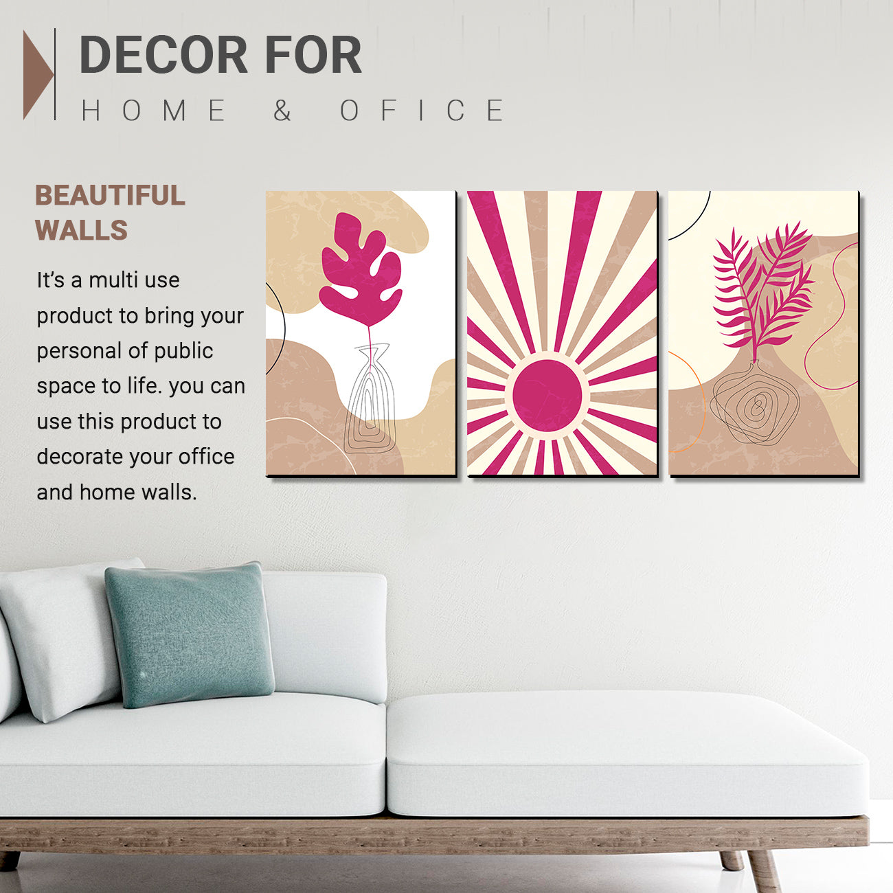 Wall Panel Paintings For Home Decoration Living Room Bedroom Office Decorative Artwork