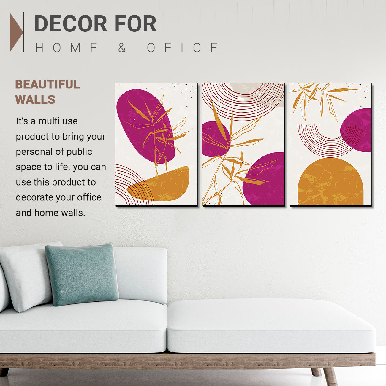 Wall Panel Paintings For Home Decoration Living Room Bedroom Office Decorative Artwork