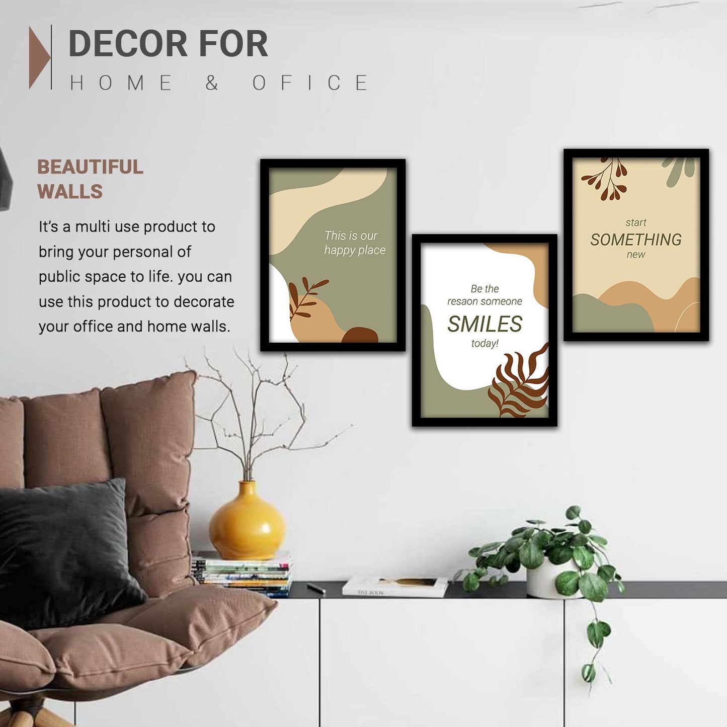 Motivational Wall Frames Posters Paintings For office study Room