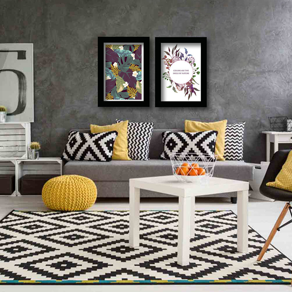 Modern Art Framed Wall Painting Poster for Living room Bedroom Office Gifts Home Decoration