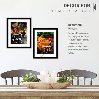 Modern Art Framed Wall Painting Poster for Living room Bedroom Office Gifts Home Decoration Set Of 2