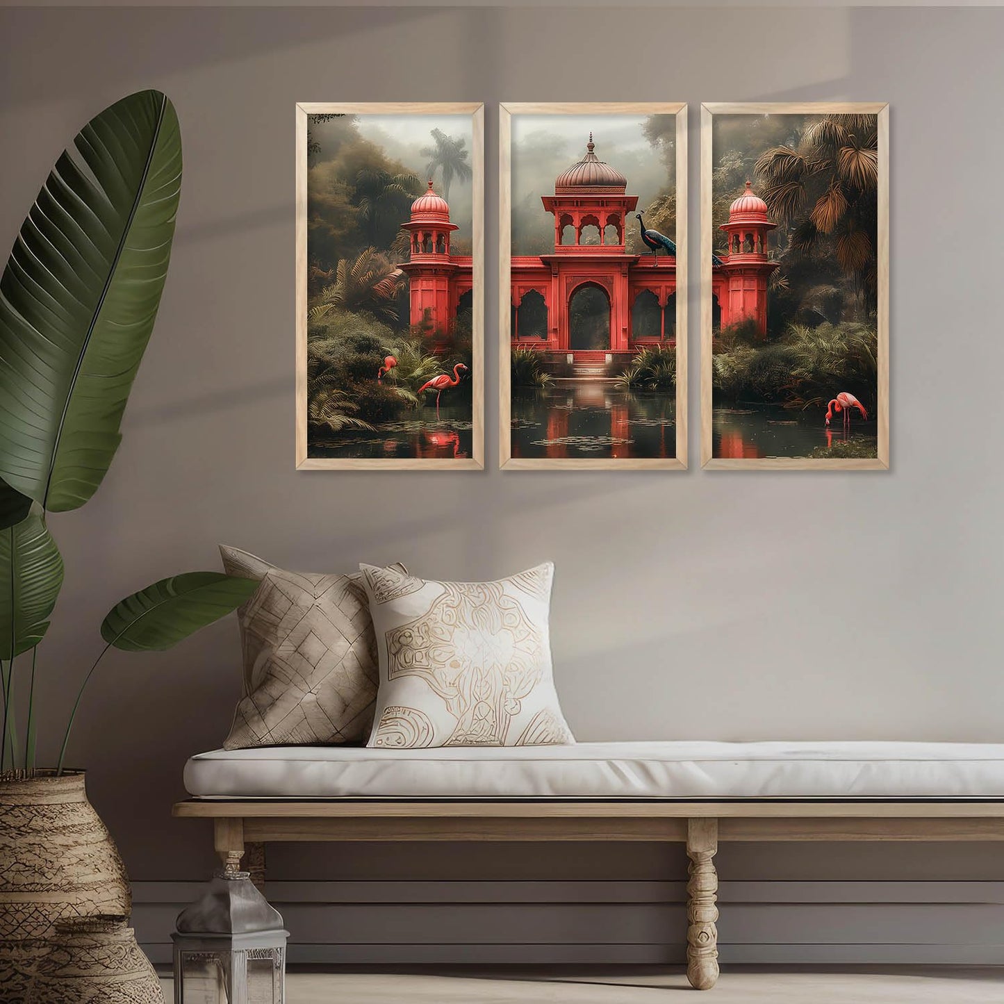 Traditional Indian Art with Frame for Home and Office Wall Decor