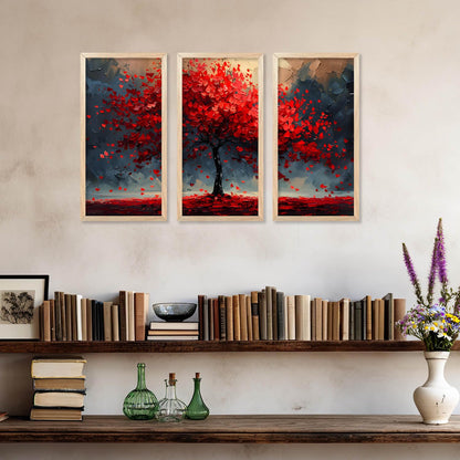 Vibrant Nature Inspired Art Posters with Frame for Home and Office Wall Decor