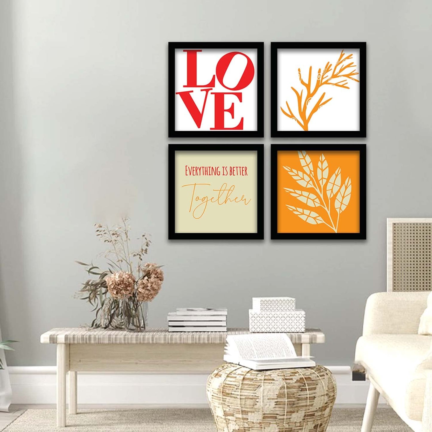 Inspirational Wall Art: Framed Quotes