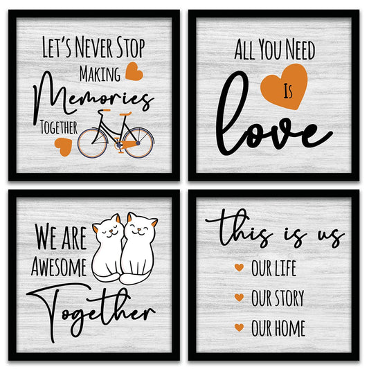 Elevate Your Space: Framed Quotes Posters