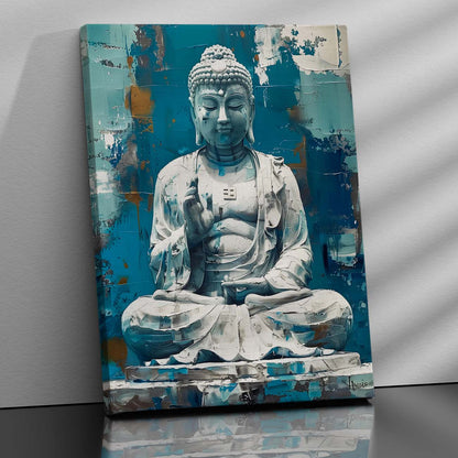 Buddha Art Canvas for Home and Office Wall Decor