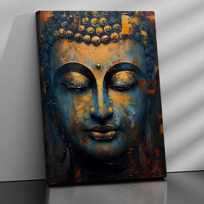 Buddha Art Canvas for Home and Office Wall Decor