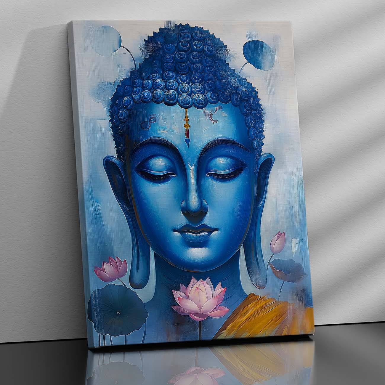 Buddha Art Canvas for Home and Office Wall Decor