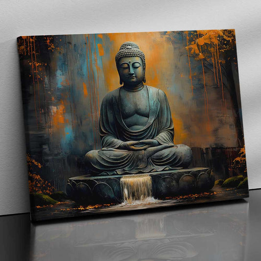 Buddha Art Canvas for Home and Office Wall Decor